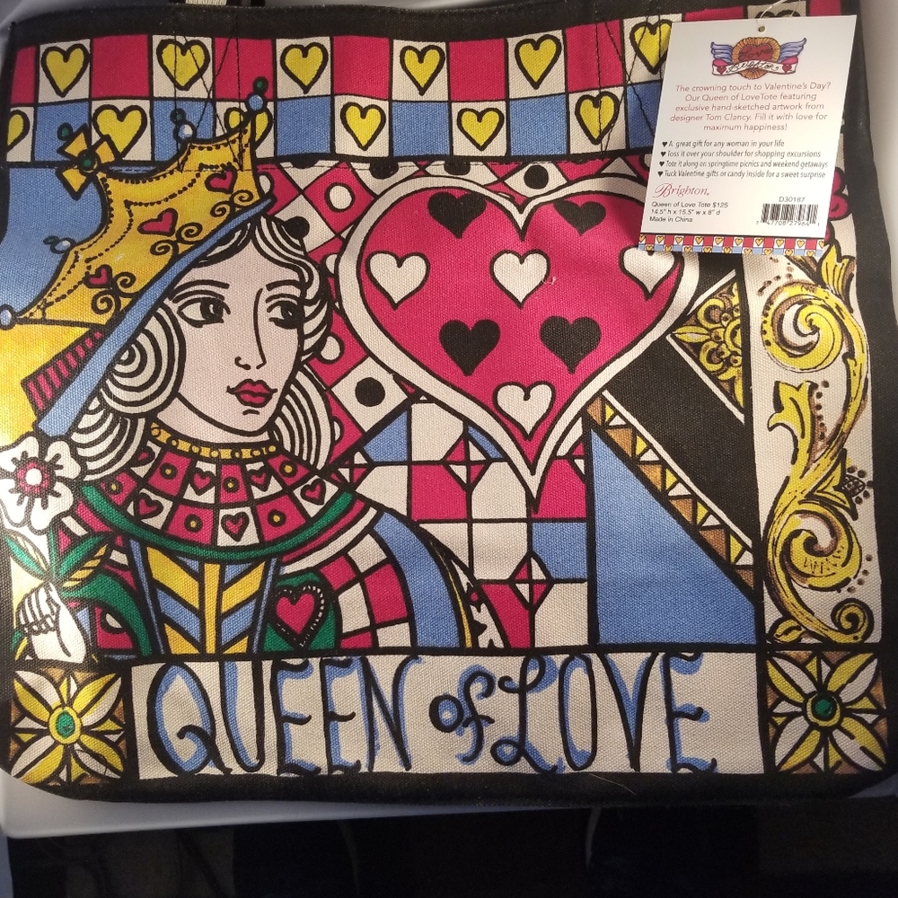 Brighton Queen of Love Tote w/free gift